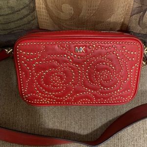 Michael Kors studded crossbody camera bag